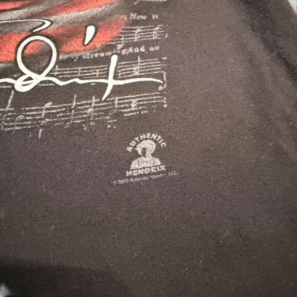 Vtg 2003 Liquid Blue Jimi Hendrix Star Spangled Banner Tank Top Black Size M - Picture 7 of 9